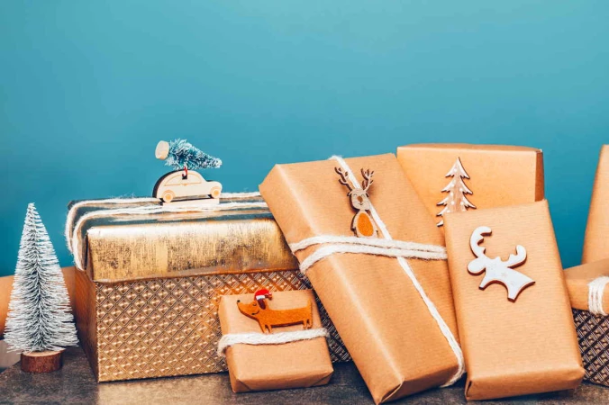 Que tipo de prenda de Natal para os empregados