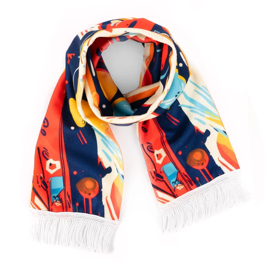 Cachecol de pelúcia