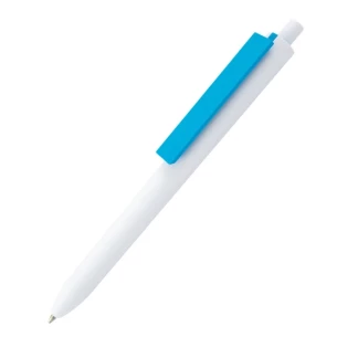 Esferográfica Comet White - Azul claro