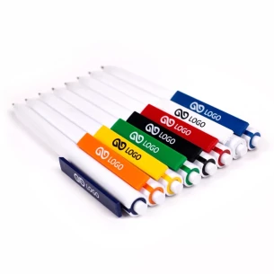 Esferográfica Comet White - Azul