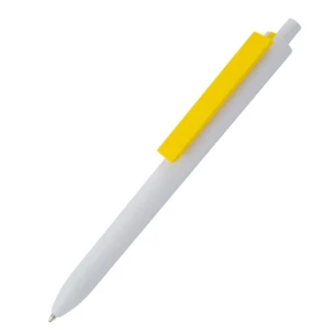 Esferográfica Comet White - Amarelo