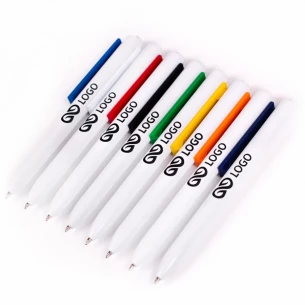 Esferográfica Comet White - Amarelo