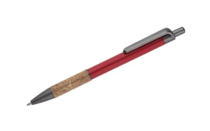 Caneta esferográfica KUBOD - Vermelho