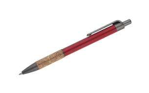 Caneta esferográfica KUBOD - Vermelho