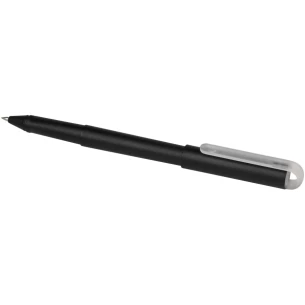 Caneta de gel de plástico PET reciclado - Preta