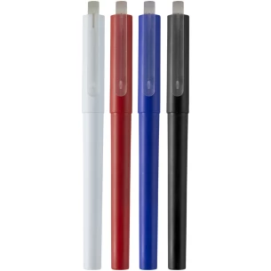 Caneta de gel de plástico PET reciclado - Vermelho