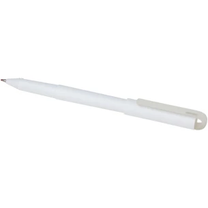 Caneta de gel de plástico PET reciclado - Branco