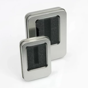 Caixa metálica para pen drive grande