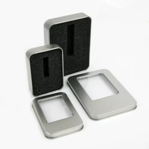 Caixa metálica para pen drive pequena