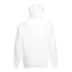 Camisola com capuz com fecho de correr FOTL - Branco