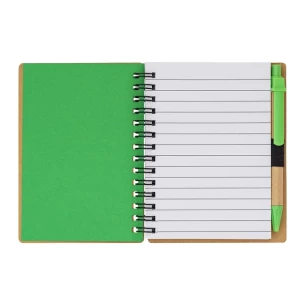 Bloco de notas simples Smile - Verde