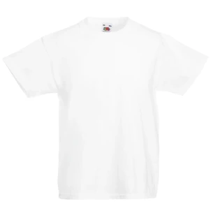T-shirt para criança FOTL ValueWeight - Branco