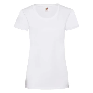 T-Shirt FOTL Lady-Fit Valueweight - Branco
