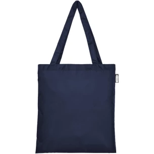 Saco de compras de plástico reciclado Sai - Azul marinho