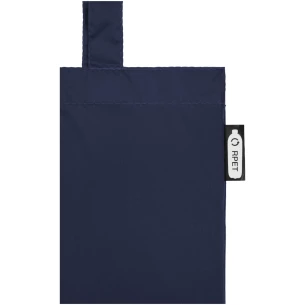 Saco de compras de plástico reciclado Sai - Azul marinho