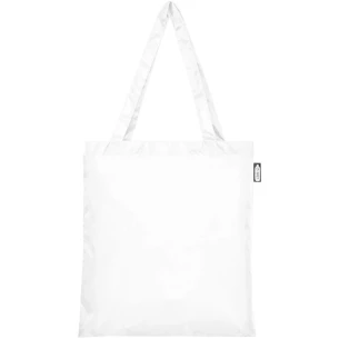 Saco de compras de plástico reciclado Sai - Branco