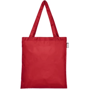 Saco de compras de plástico reciclado Sai - Vermelho