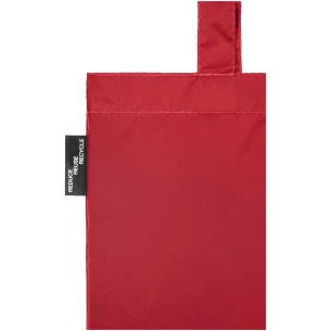 Saco de compras de plástico reciclado Sai - Vermelho