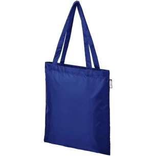Saco de compras de plástico reciclado Sai - Azul