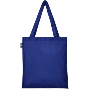 Saco de compras de plástico reciclado Sai - Azul