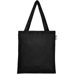 Saco de compras de plástico reciclado Sai - Preto