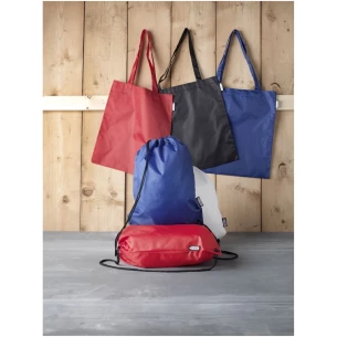 Saco de compras de plástico reciclado Sai - Preto
