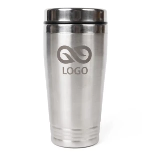 Caneca de aço Prado 2 - Prata