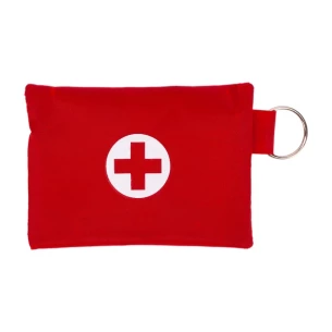 Kit básico de primeiros socorros para viagem - Vermelho
