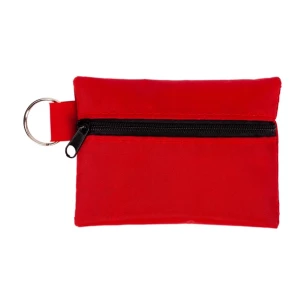 Kit básico de primeiros socorros para viagem - Vermelho