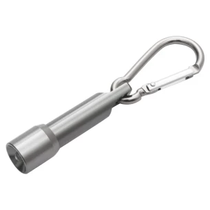 Porta-chaves com lanterna LED Select - Grafite