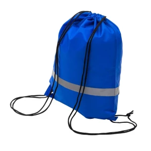 Saco de desporto com fita reflectora - azul