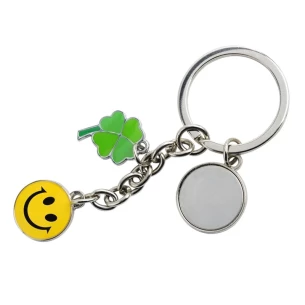 Porta-chaves de metal Luck - Prata