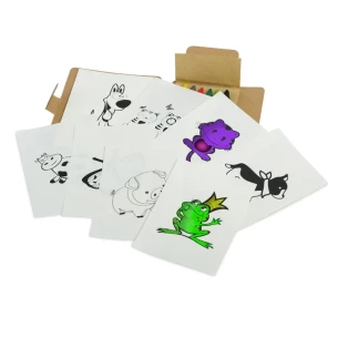 Conjunto de colorir Happy - Castanho