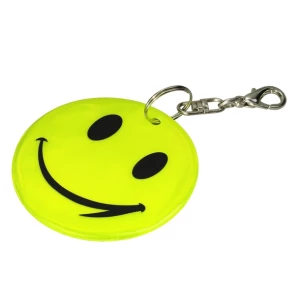 Porta-chaves refletor Smile - Amarelo