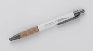 Caneta esferográfica KUBOD - Branco