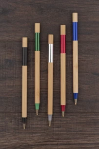 Caneta de bambu IXER - Vermelho