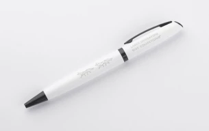 Caneta esferográfica RIO em estojo - Branco