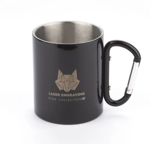 Caneca CAMP com mosquetão - Preto