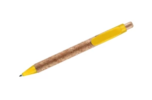 Caneta esferográfica KORTE - Amarelo