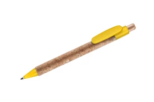Caneta esferográfica KORTE - Amarelo
