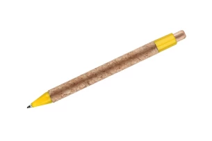 Caneta esferográfica KORTE - Amarelo