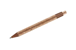 Caneta esferográfica KORTE - Castanha