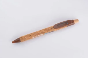 Caneta esferográfica KORTE - Castanha