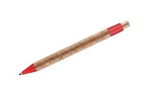 Caneta esferográfica KORTE - Vermelho
