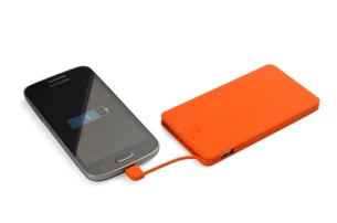 Banco de potência VIVID 4000 mAh - Laranja