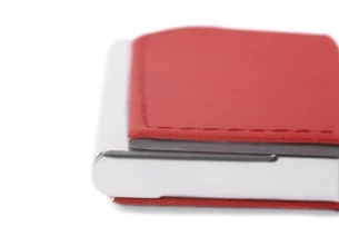 Porta-cartões de visita TIVAT - Vermelho