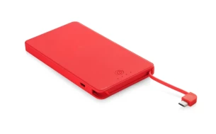 Banco de potência VIVID 4000 mAh - Vermelho