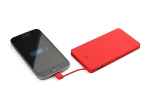 Banco de potência VIVID 4000 mAh - Vermelho