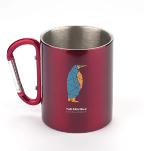 Caneca CAMP com mosquetão - Vermelho