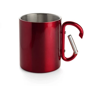 Caneca CAMP com mosquetão - Vermelho